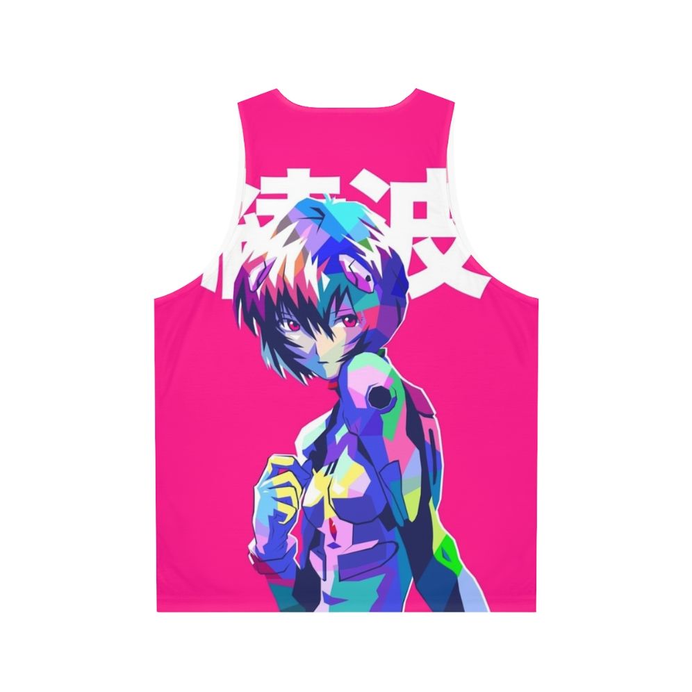 Neon Genesis Evangelion Rei Ayanami Unisex Tank Top - Back