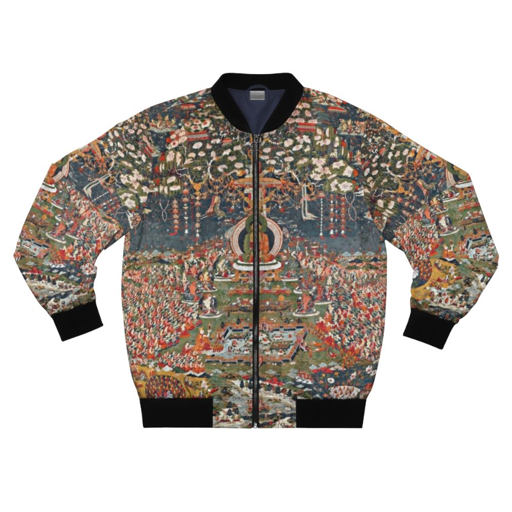 Amitabha Buddha of the Western Pure Land (Sukhavati) Bomber Jacket