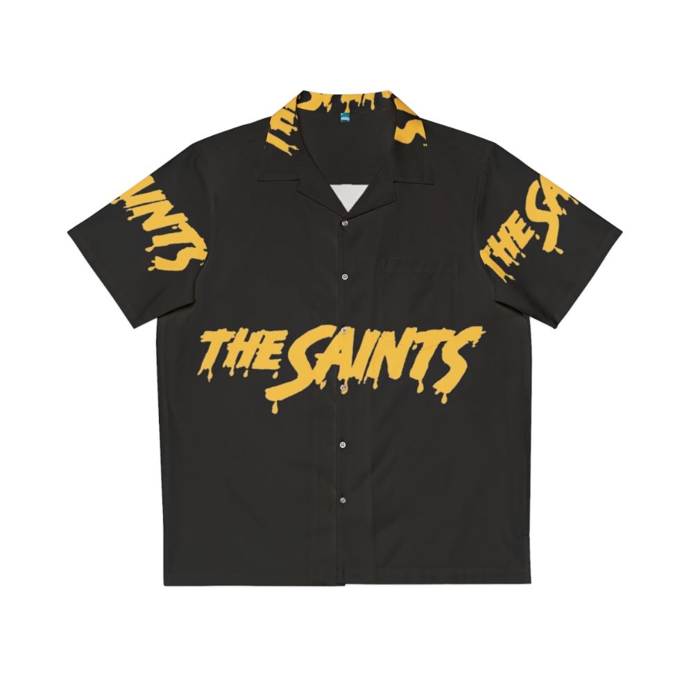 Saints Hawaiian Shirt featuring punk rock band logo