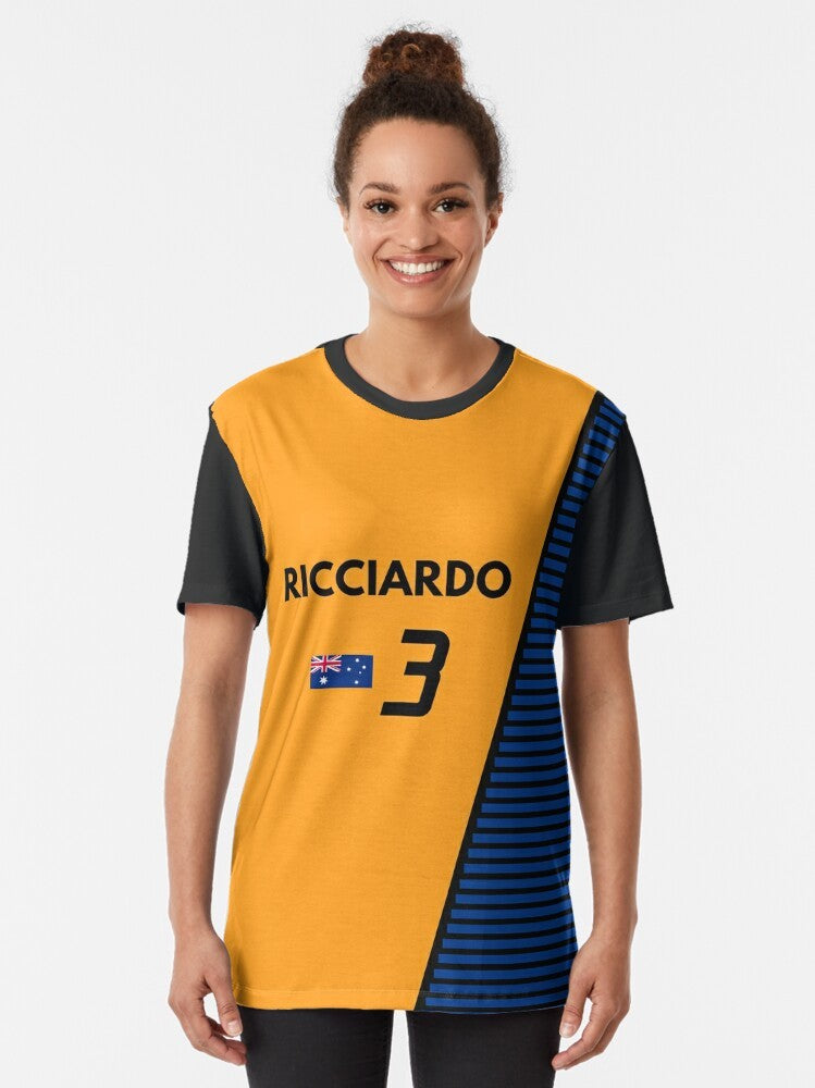 F1 2021 - #3 Daniel Ricciardo Graphic T-Shirt - Women