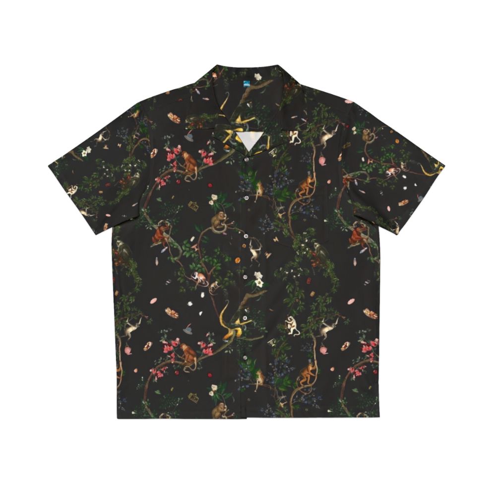 Monkey World Botanical Hawaiian Shirt