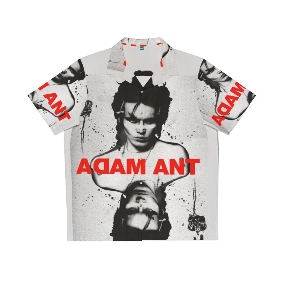 Adam Ant Hawaiian Shirt with Ace Playing Card Design