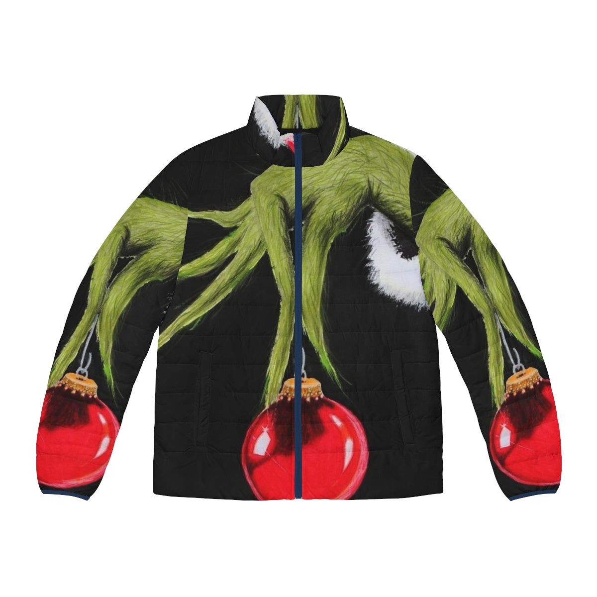 Who Stole Christmas Puffer Jacket featuring the Grinch and Whoville characters