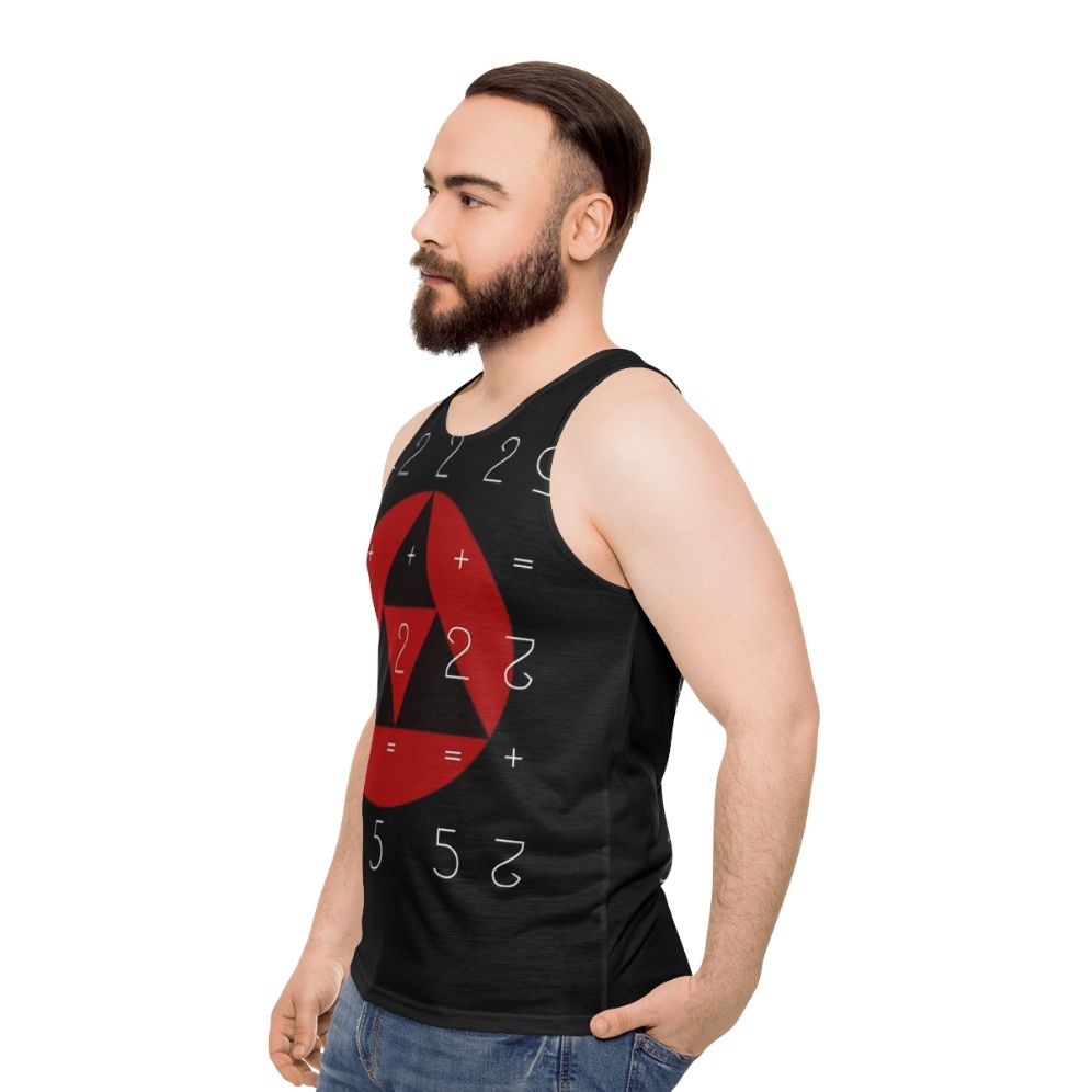 Unisex '2 2 5' Orwell & Radiohead Inspired Tank Top - men side