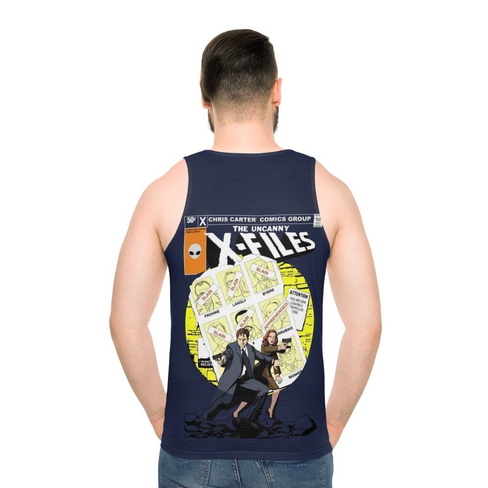 X-Files & X-Men Unisex Tank Top - men back