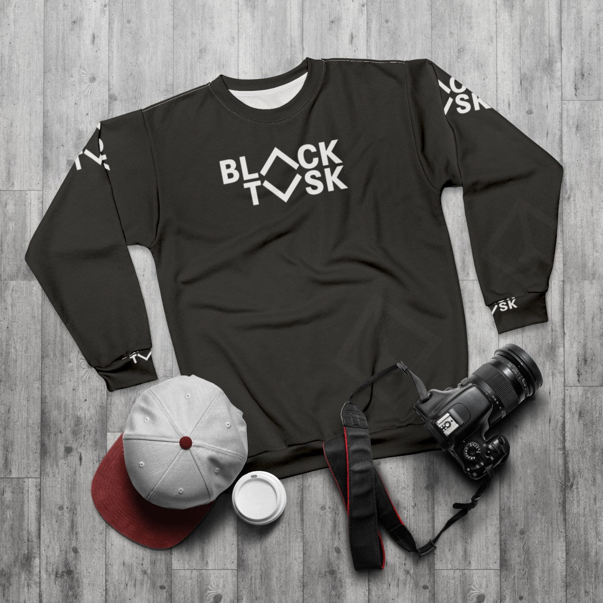 Black Tusk Division 2 Gaming Sweatshirt - flat lay