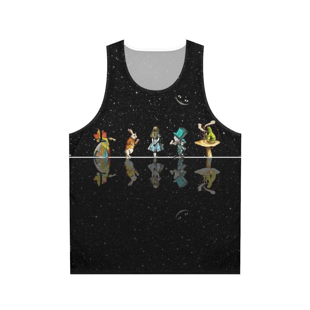 Starry Night Alice In Wonderland Unisex Tank Top