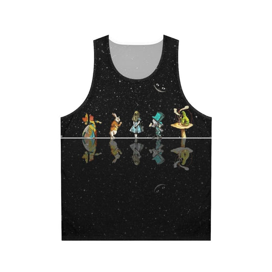 Starry Night Alice In Wonderland Unisex Tank Top