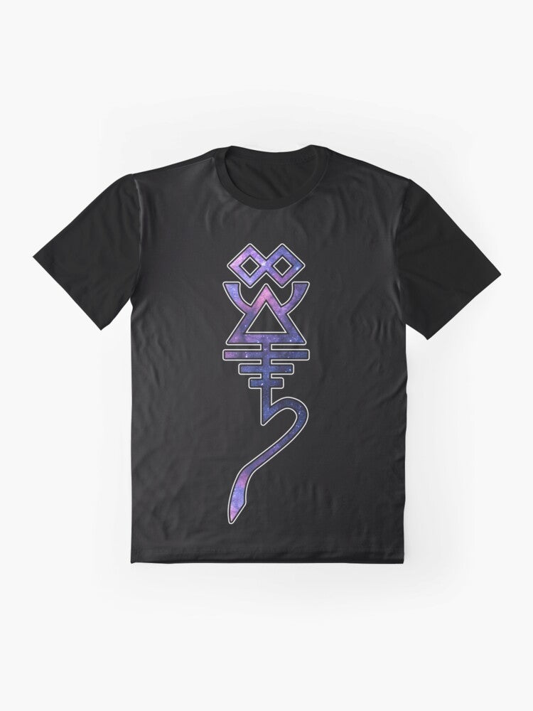 Eldar Craftworld Ynnead Reincarnation Rune Graphic T-Shirt - Flat lay