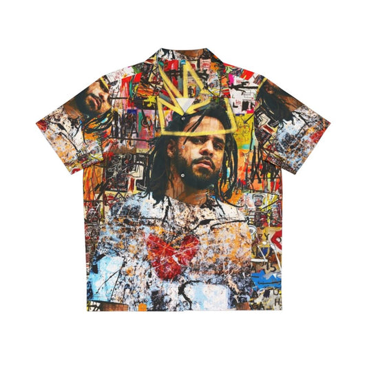 J Cole Portrait Hawaiian Shirt