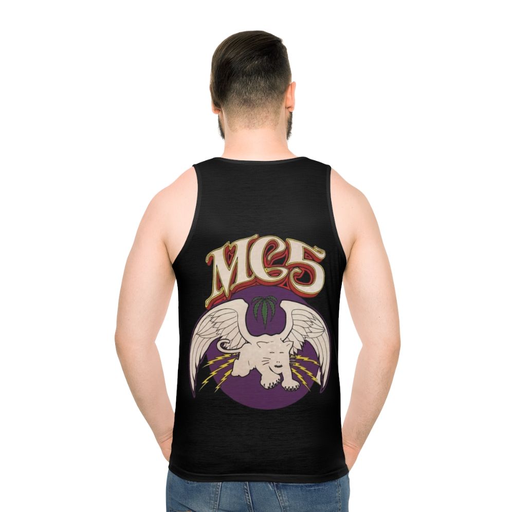 Unisex Shaking Street Rock Music Tank Top - men back