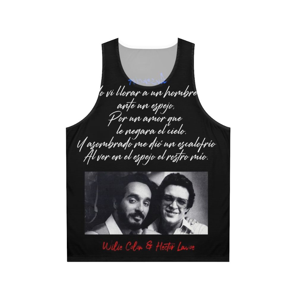 Salsa music unisex tank top