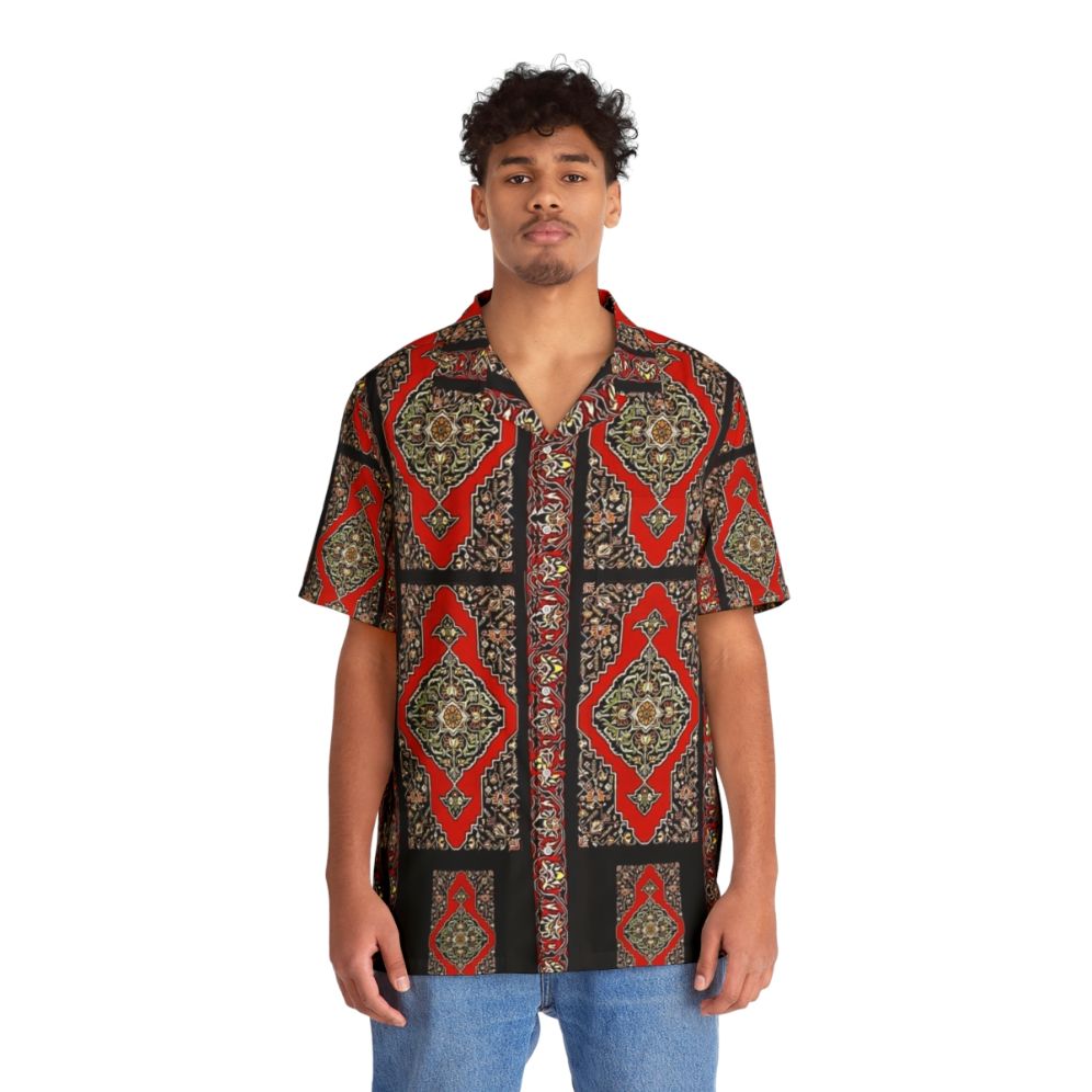 Armenian Folk Art Hawaiian Shirt - Lifestyle