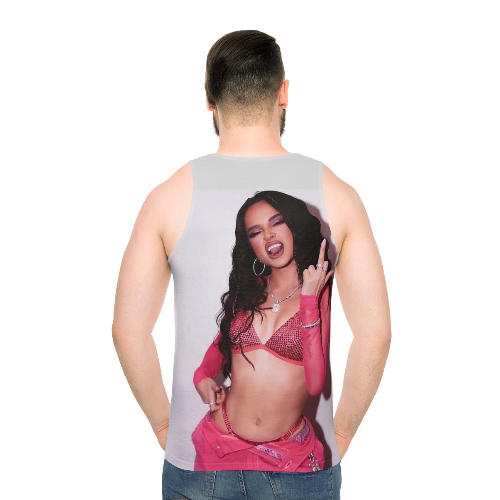 Becky G Inspired Unisex Reggaeton Tank Top - men back