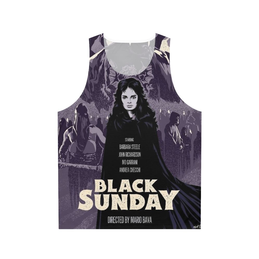 Black Sunday Horror Themed Unisex Tank Top