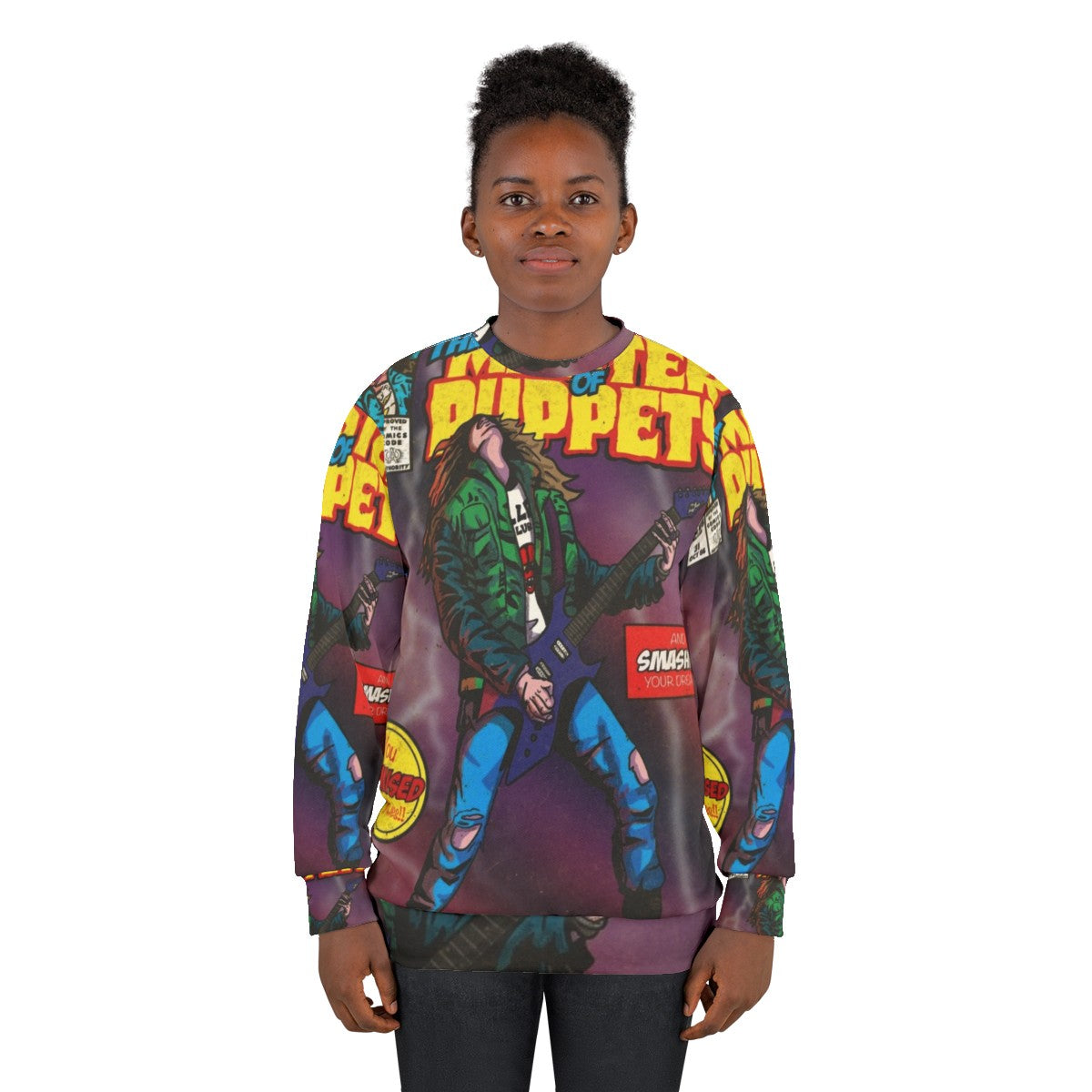 Stranger Things Eddie Munson "Master of Puppets" Sweatshirt - women