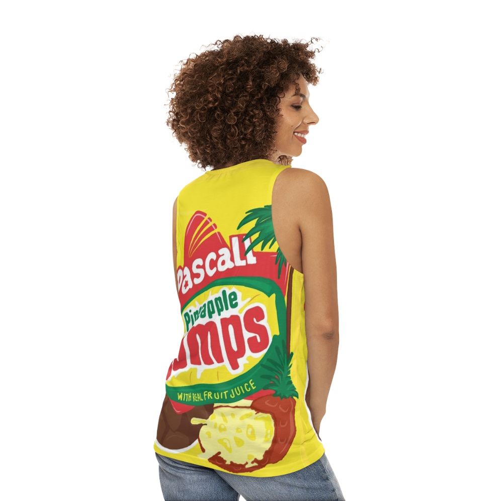 Pineapple Lumps New Zealand Candy Unisex Tank Top - women back