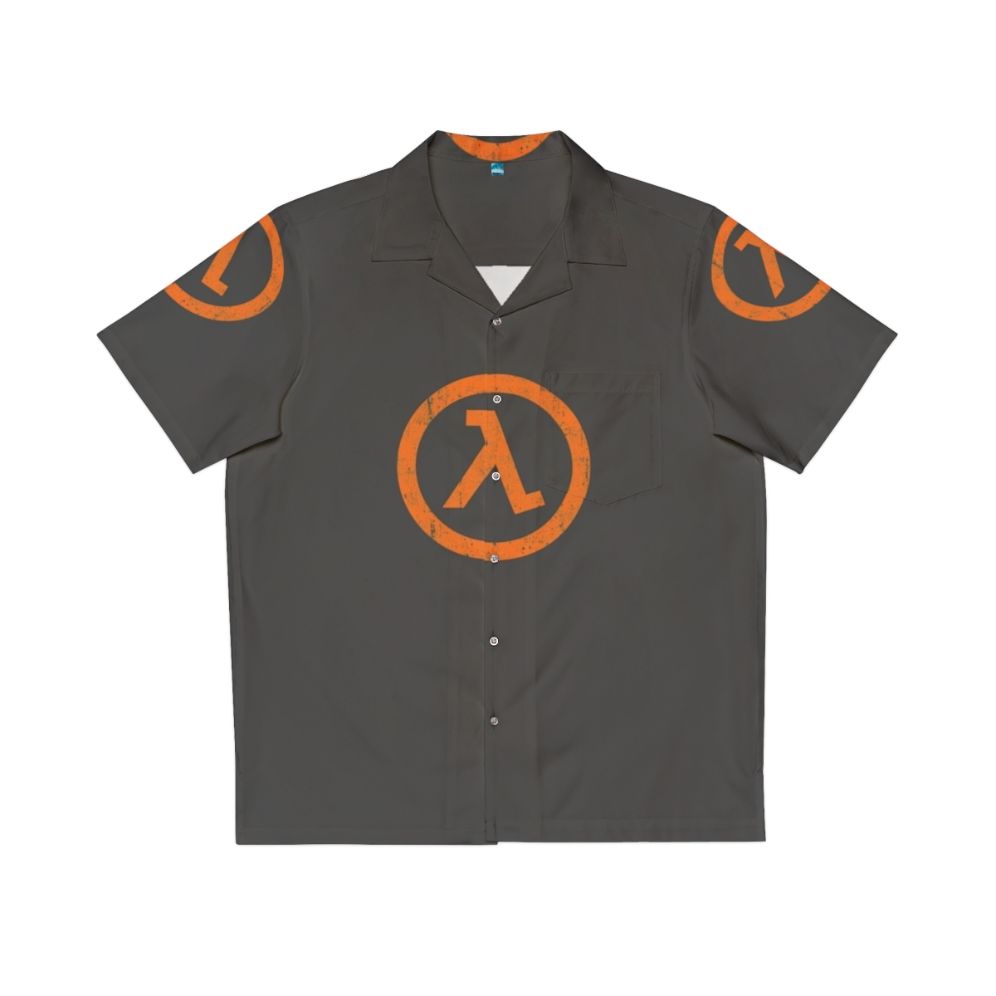 Half Life Lambda Symbol Hawaiian Shirt