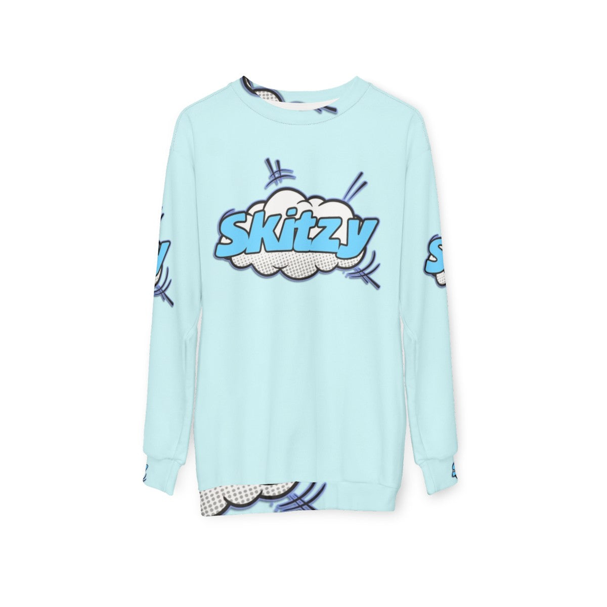 Skitzy Classic Sweatshirt - YouTube Influencer Merch - hanging