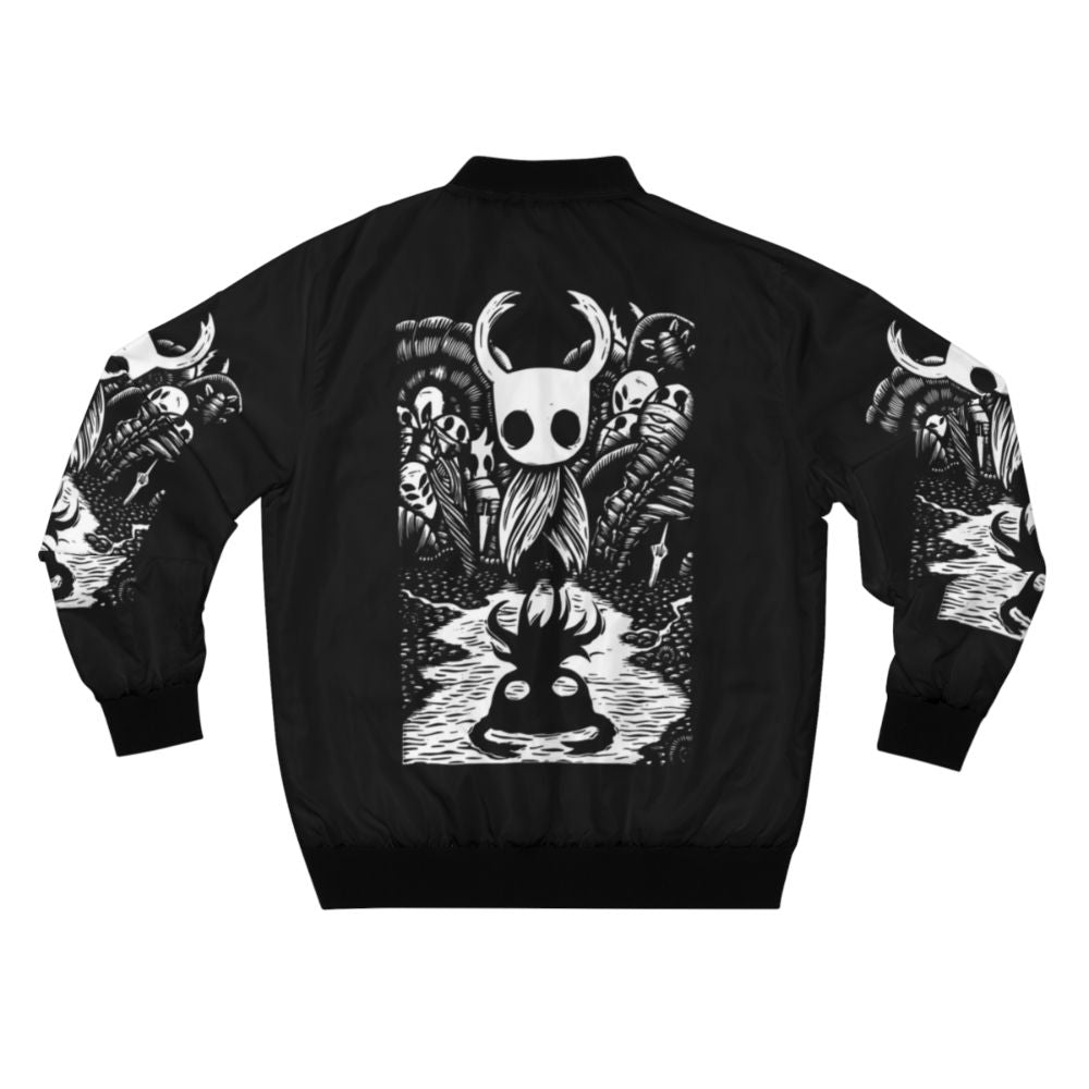 Hollow Knight graphic art bomber jacket for gamers - Back