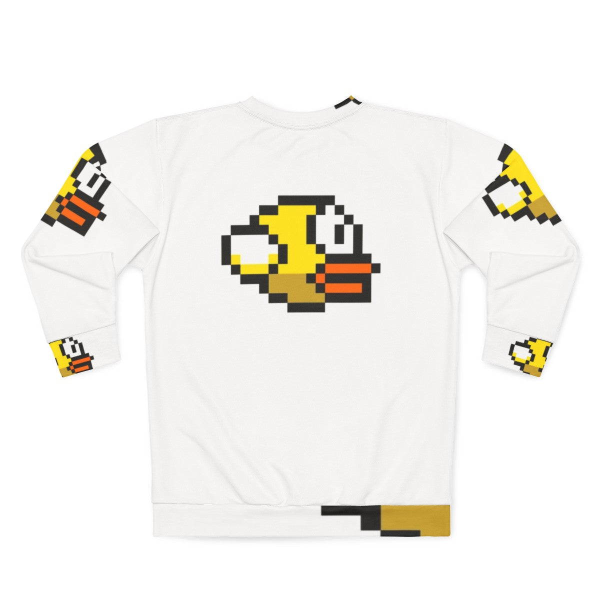 Flappy Bird Retro Gaming Sweatshirt - Back