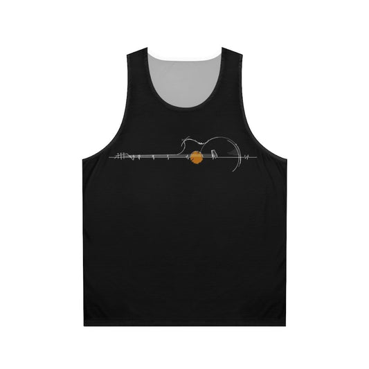 Acoustic Heartbeat Unisex Tank Top