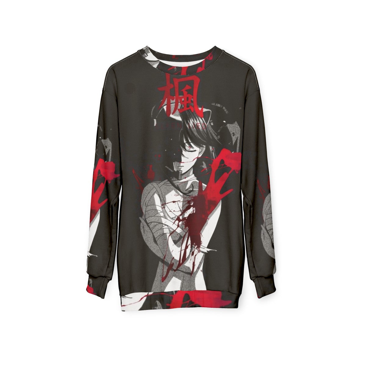 Dark Queen Anime Sweatshirt - hanging