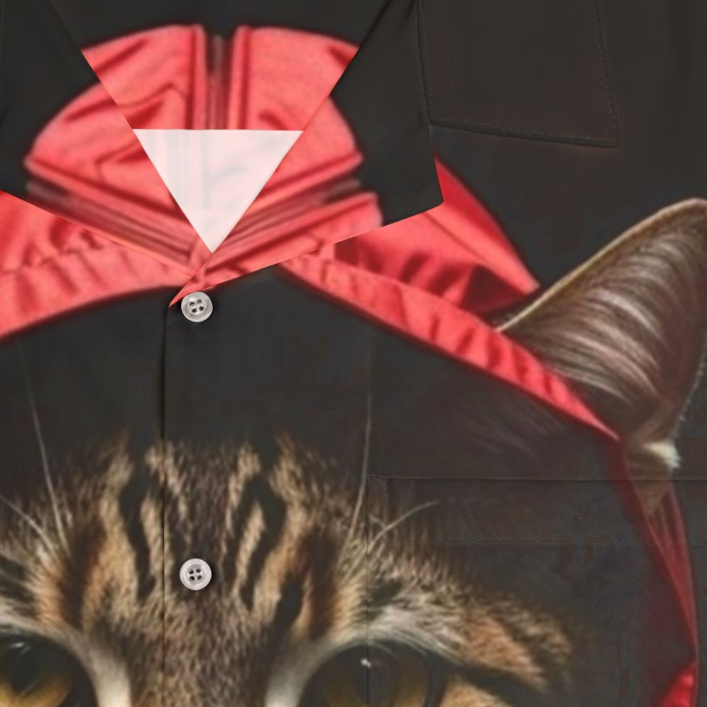 Money Heist La Casa De Papel Cat Hawaiian Shirt - Detail