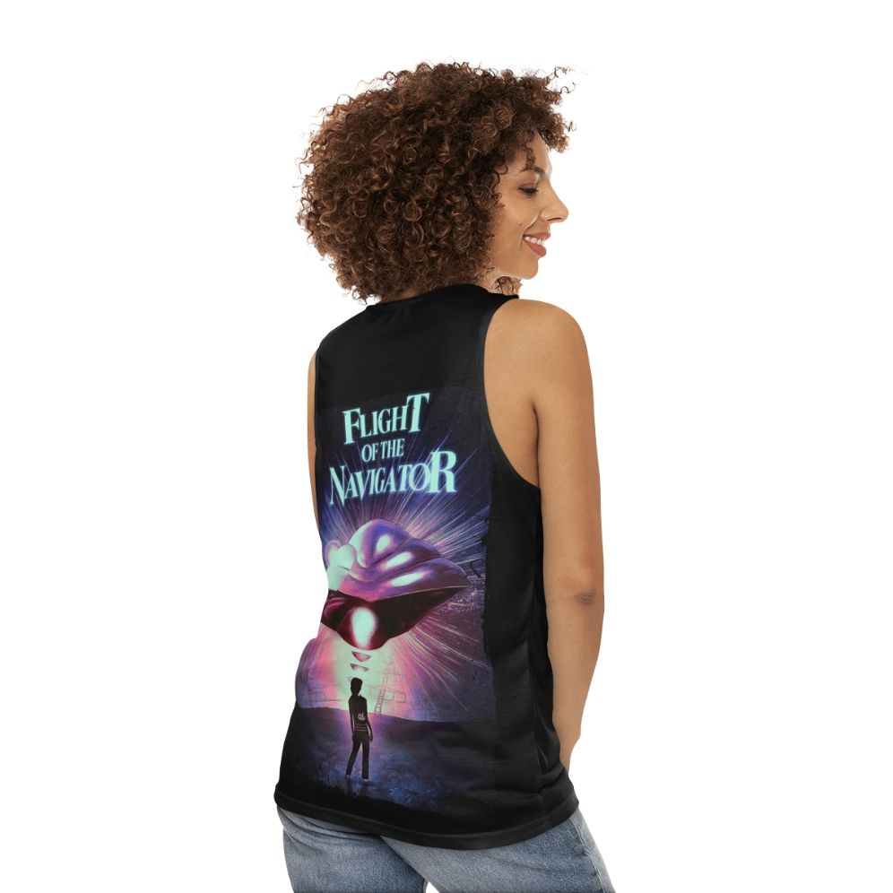 Flight Of The Navigator Unisex Tank Top - women back