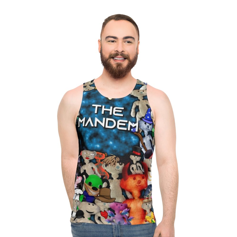 Mandem Bear Unisex Alpha Tank Top - men