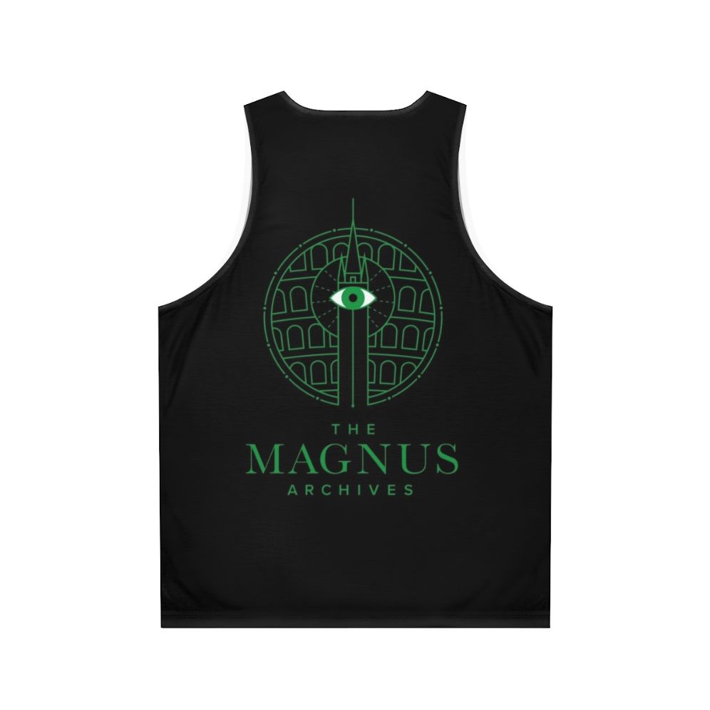 The Magnus Archives Panopticon Unisex Tank Top - Back