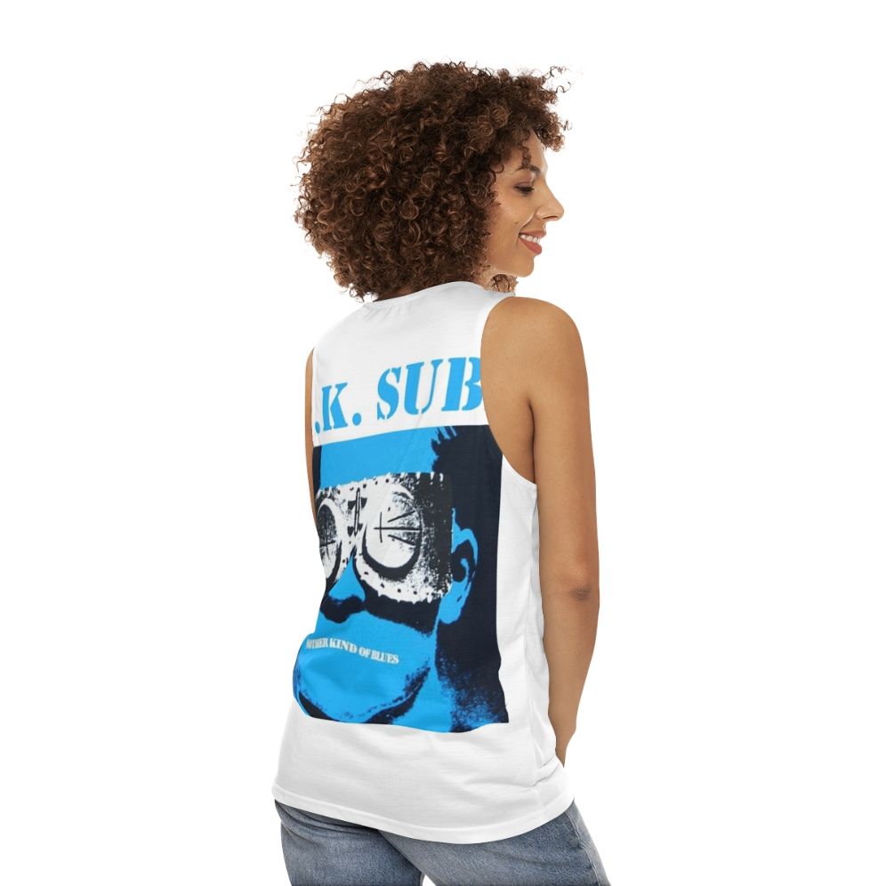 UK Subs Another Kind of Blues Unisex Tank Top - women back