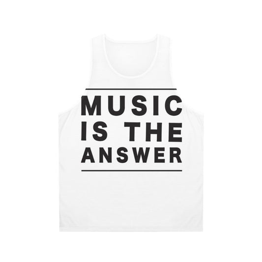 Music Is The Answer - Unisex Dance/EDM Tank Top