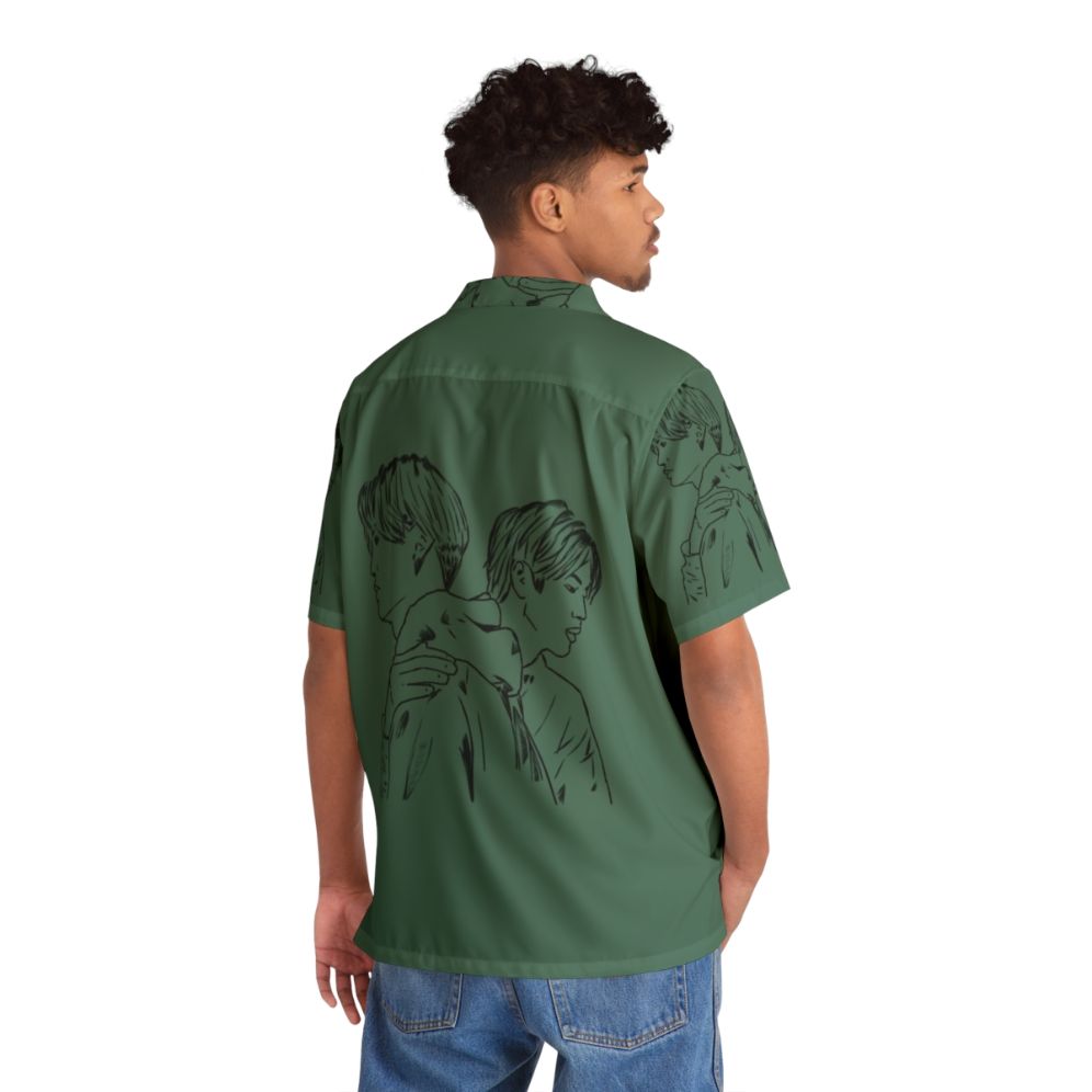 Between Us Hawaiian Shirt Featuring Characters from the GMMTV Series - People Back