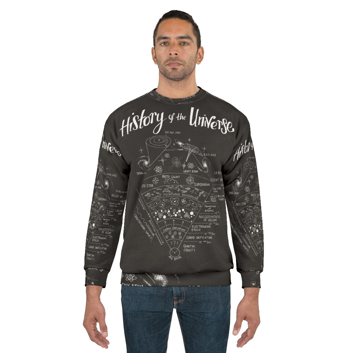 Cosmic History of the Universe Sweatshirt - men