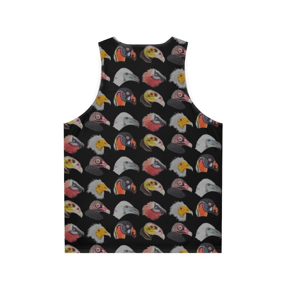 Bearded vulture unisex tank top - Back