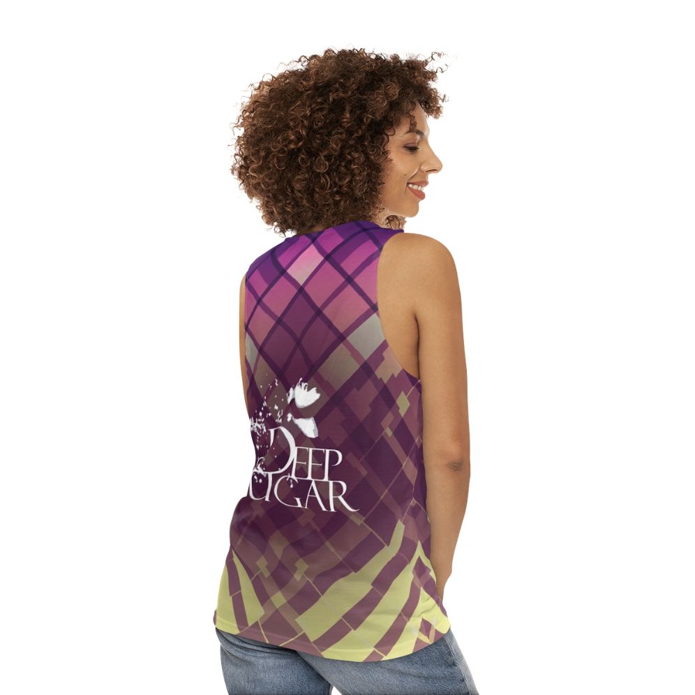 Unisex Deep Sugar Electronic Music Tank Top - women back