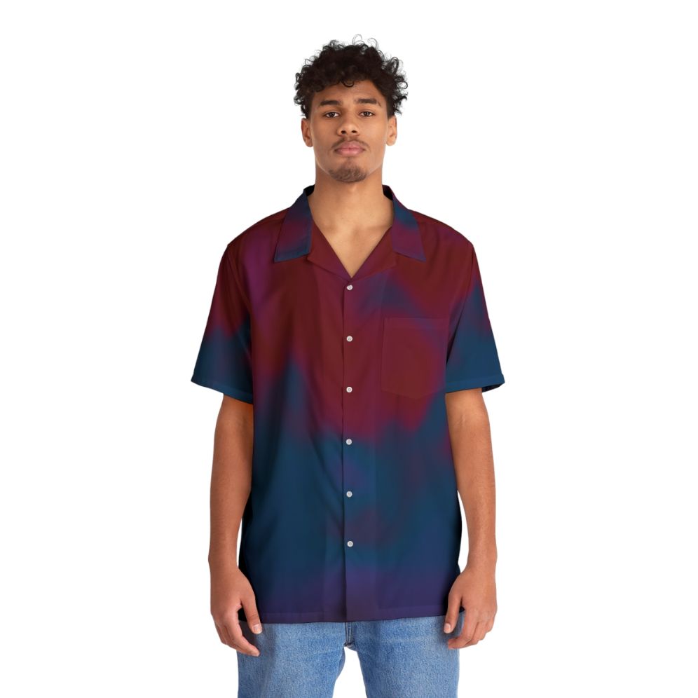 Dark Hawaiian-style shirt with Coldplay MOTS design - People Front