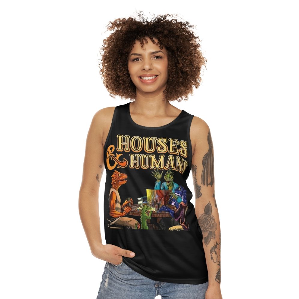 Dungeons and Dragons fantasy unisex tank top - women