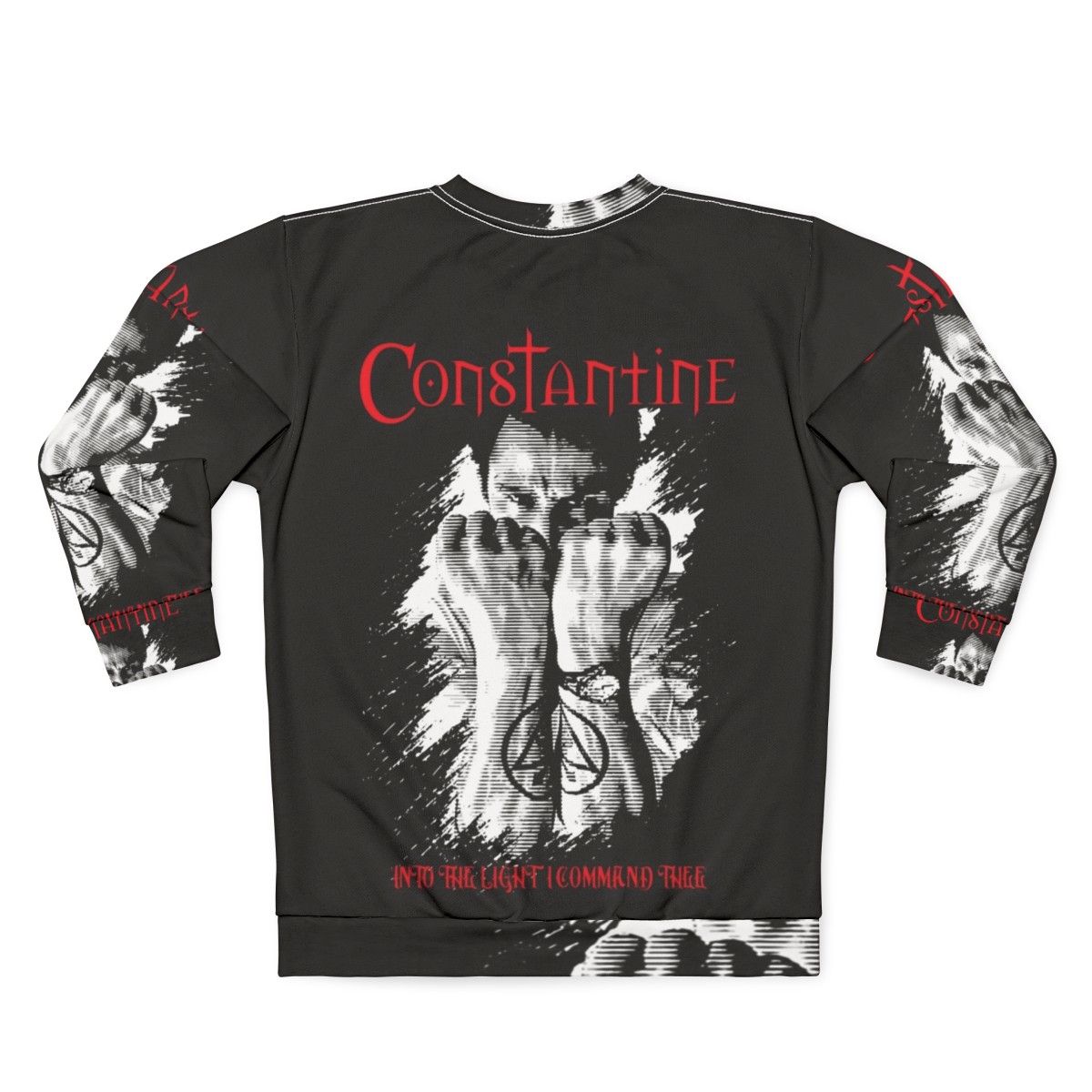 J Constantine Horror Comic Sweatshirt - Back