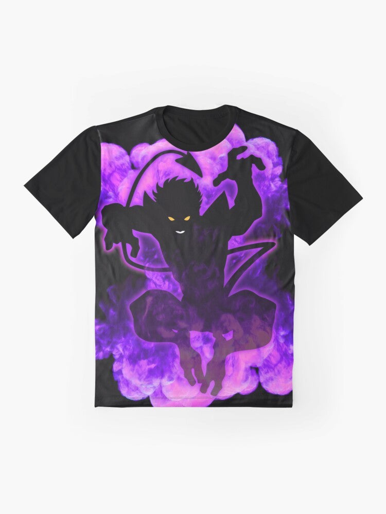 Nightcrawler from the X-Men comics in a graphic design t-shirt - Flat lay