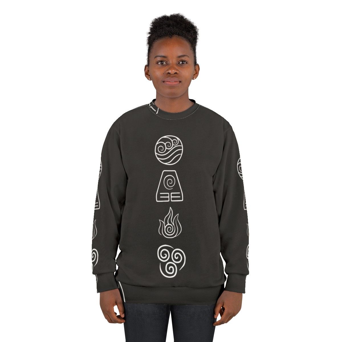 Avatar The Last Airbender and The Legend of Korra Elemental Benders Sweatshirt - women