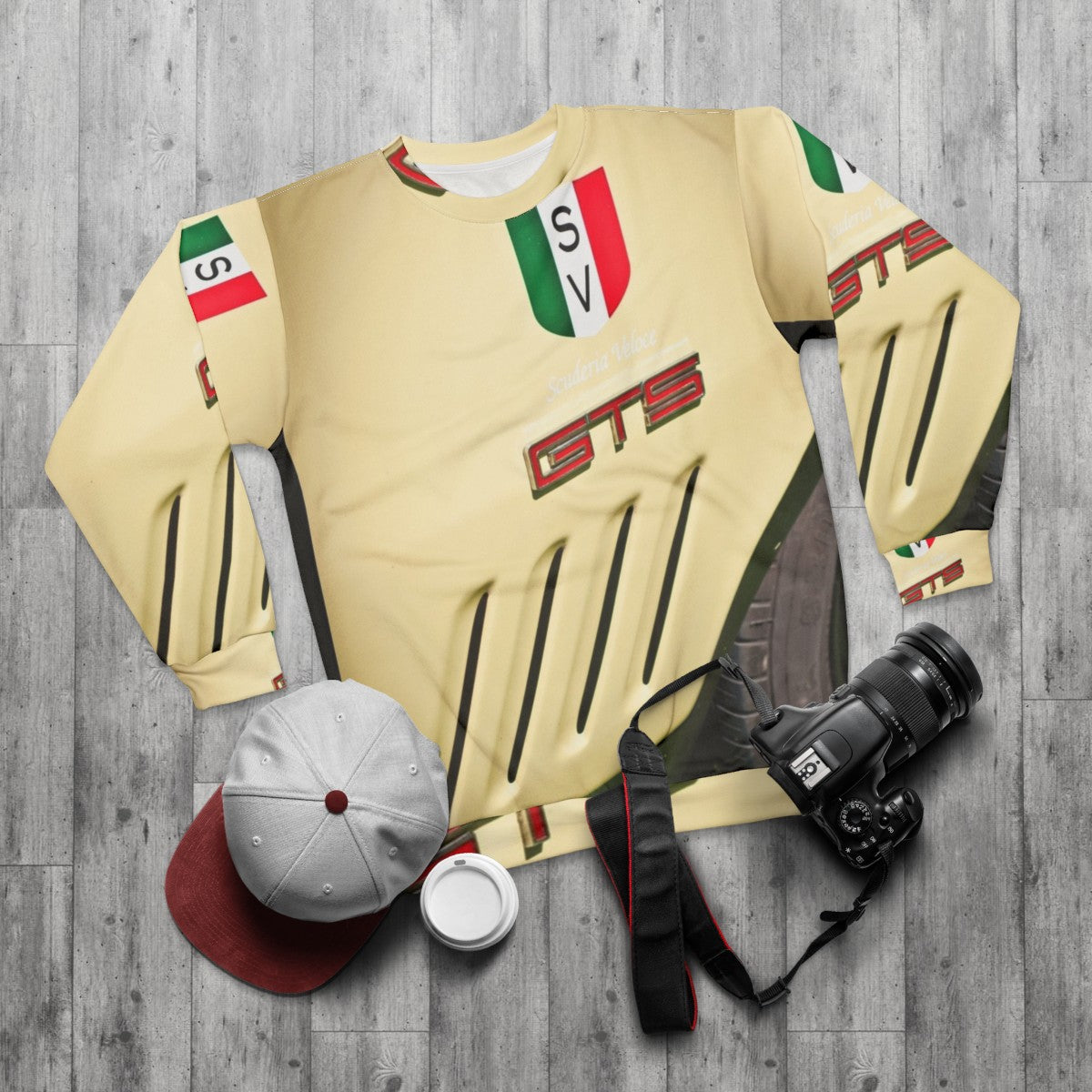 Holden Monaro GTS Scuderia Veloce Sweatshirt - flat lay