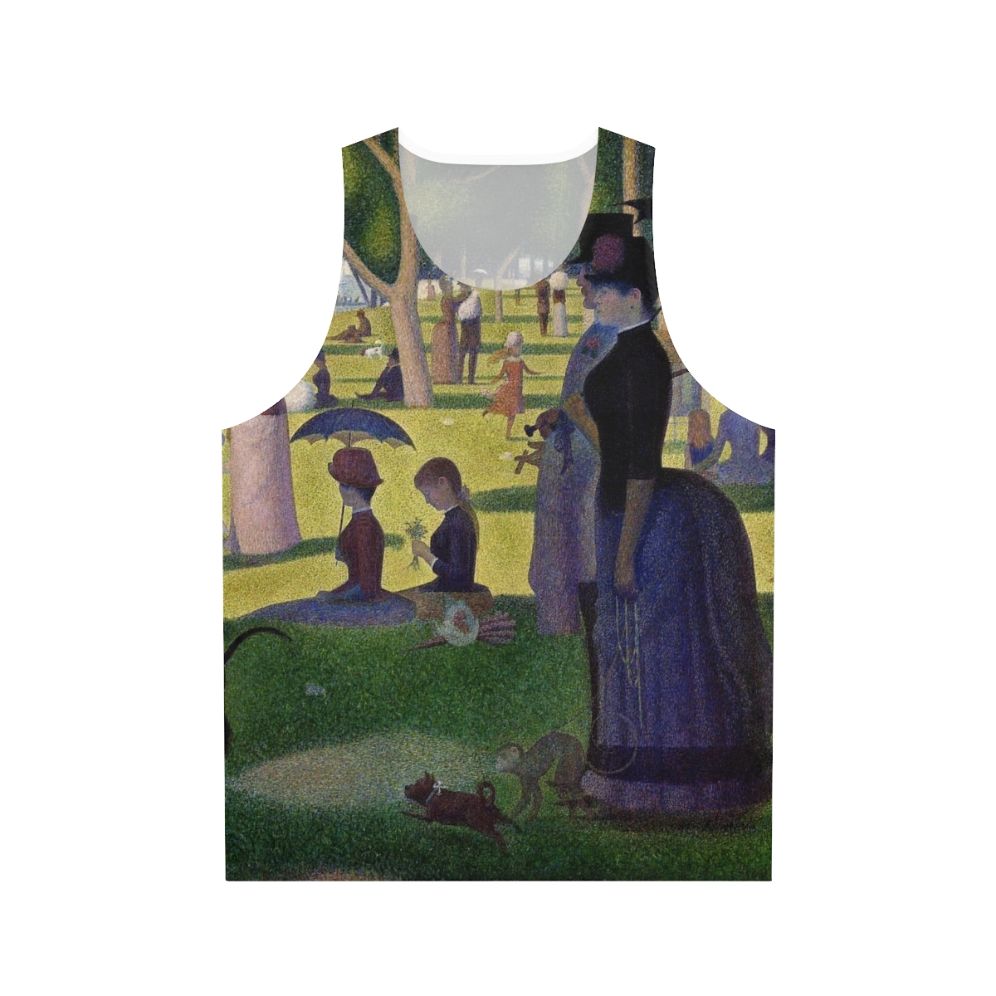 Pointillist Sunday Afternoon Unisex Tank Top