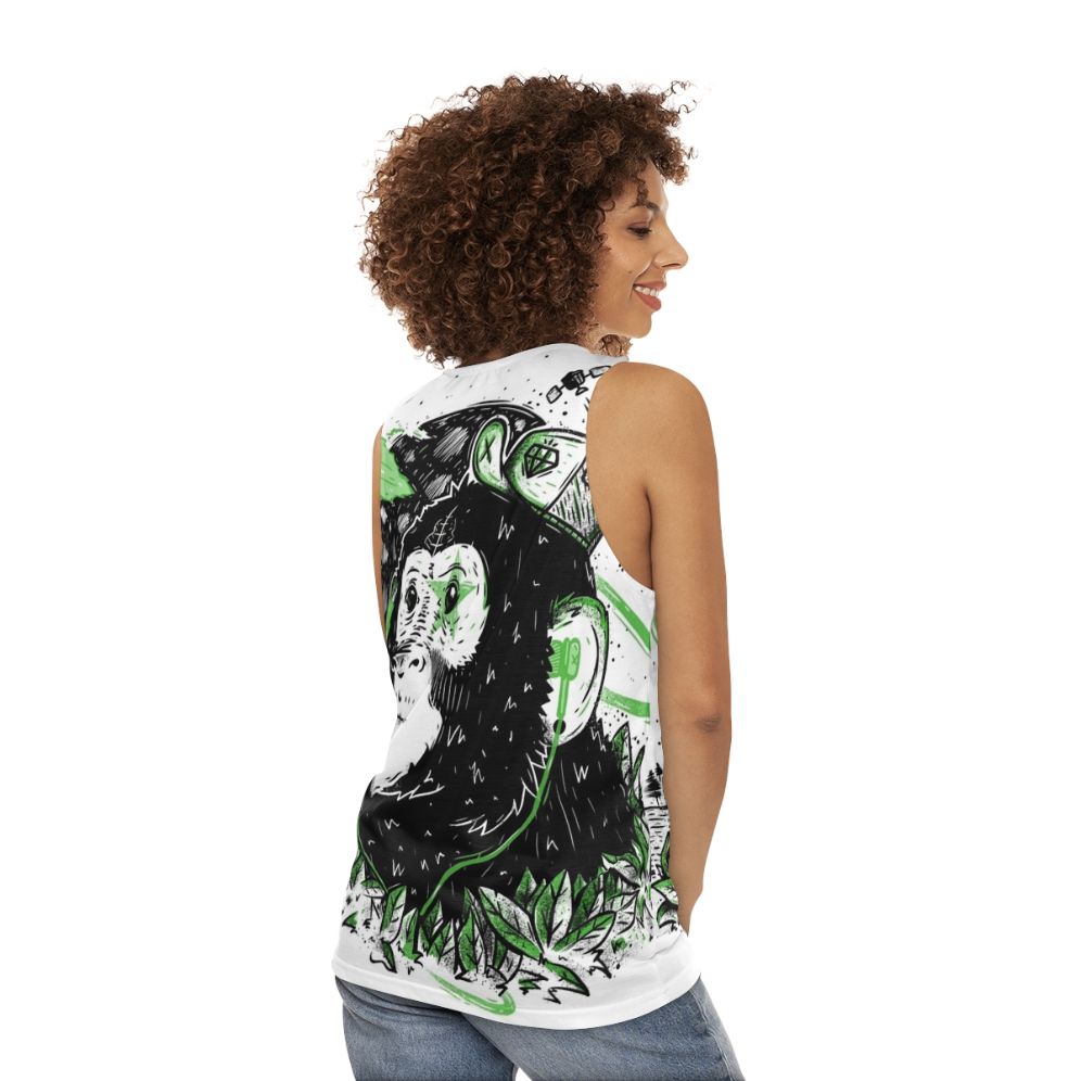 Cosmic Adventure Unisex Tank Top - women back