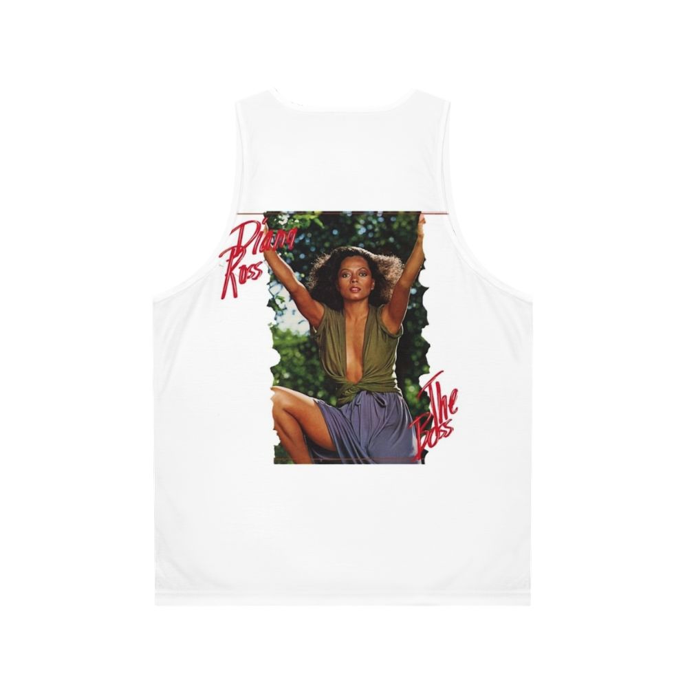 Diana Ross The Boss Album Unisex Music Tank Top - Back