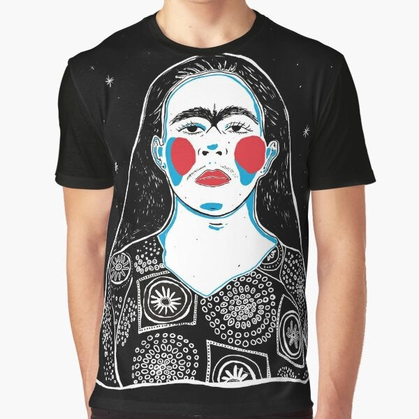 Pedro Lemebel LGBTQ Graphic T-Shirt featuring the renowned Chilean artist and performer