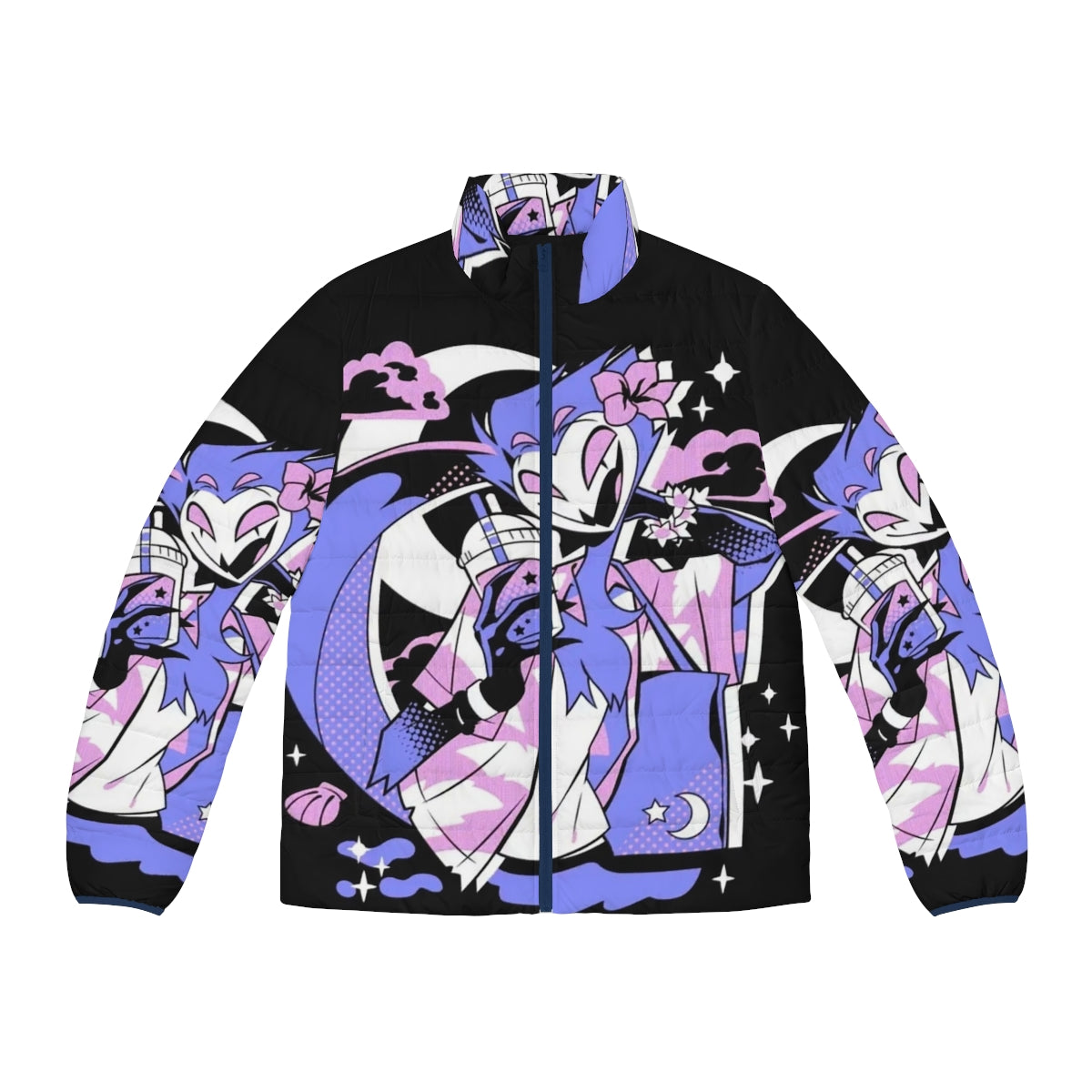 Helluva Boss Stolas Puffer Jacket - Anime Inspired Outerwear