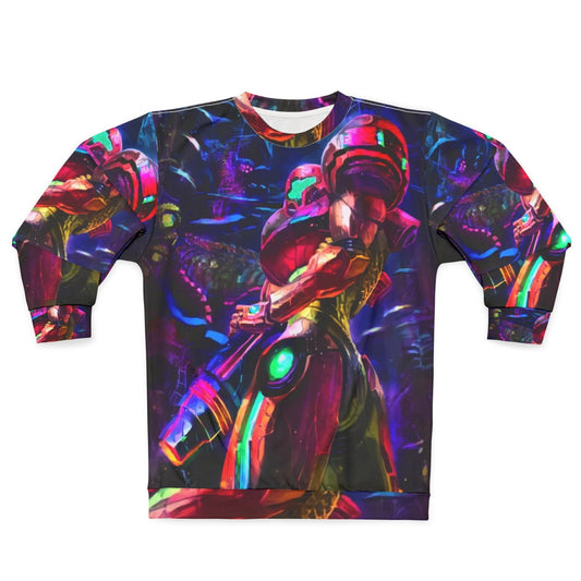 Samus Aran Metroid Gaming Sweatshirt