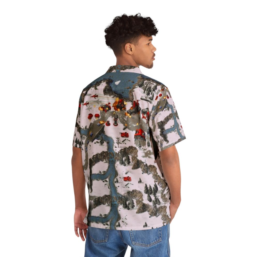 Red Alert Hawaiian Shirt for Gamers - People Back